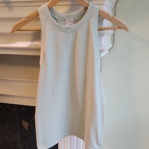 Athleta Light Green Ribbed Tank Top